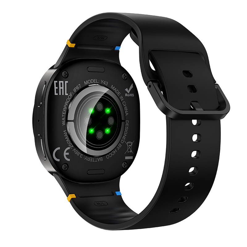 Hoco AMOLED Smart Watch Y43 (Call Version) - Black